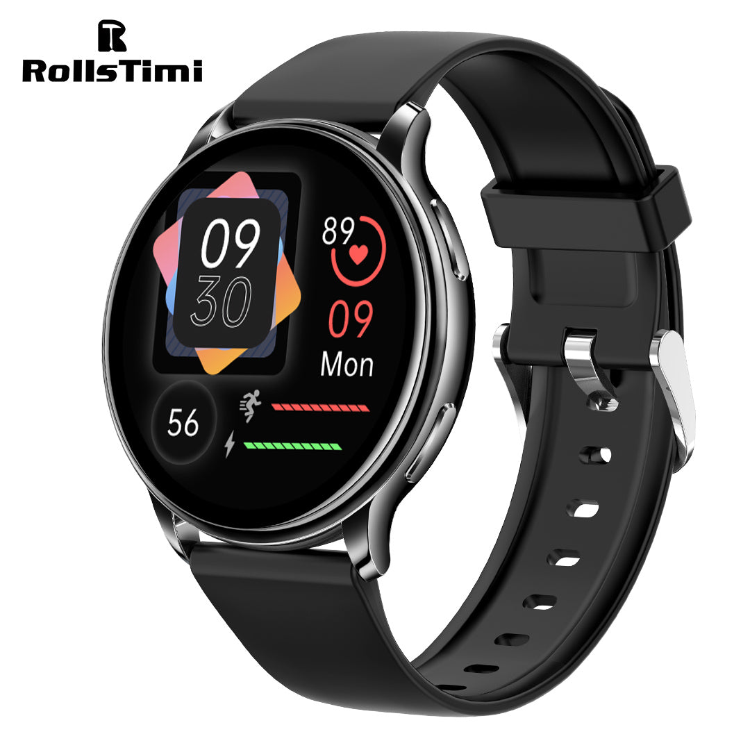 RollsTimi RT33 Fashion Women's Smartwatch Sports Luxury Fitness Tracker Heart Rate Blood Pressure Smart Watches for Men, Bluetooth Calls