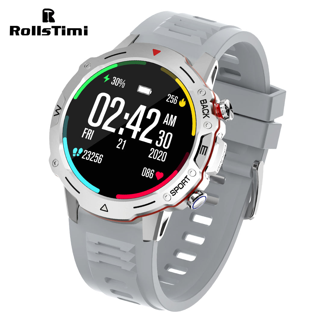 RollsTimi RTG102 Men's Smartwatch Sports Fitness Tracker Waterproof Smart Watch for Women Heart Rate Blood Pressure Monitoring