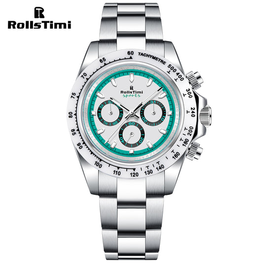 RollsTimi RT137 Men's Automatic Watches full Stainless Steel Mechanical Sports Wrist Watches for Men